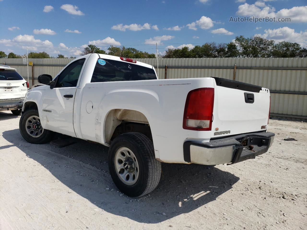 2008 Gmc Sierra C1500 Белый vin: 1GTEC14X28Z245951