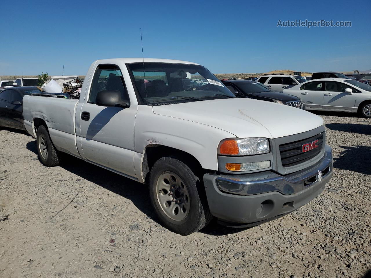 2007 Gmc New Sierra C1500 Classic Белый vin: 1GTEC14X47Z161371