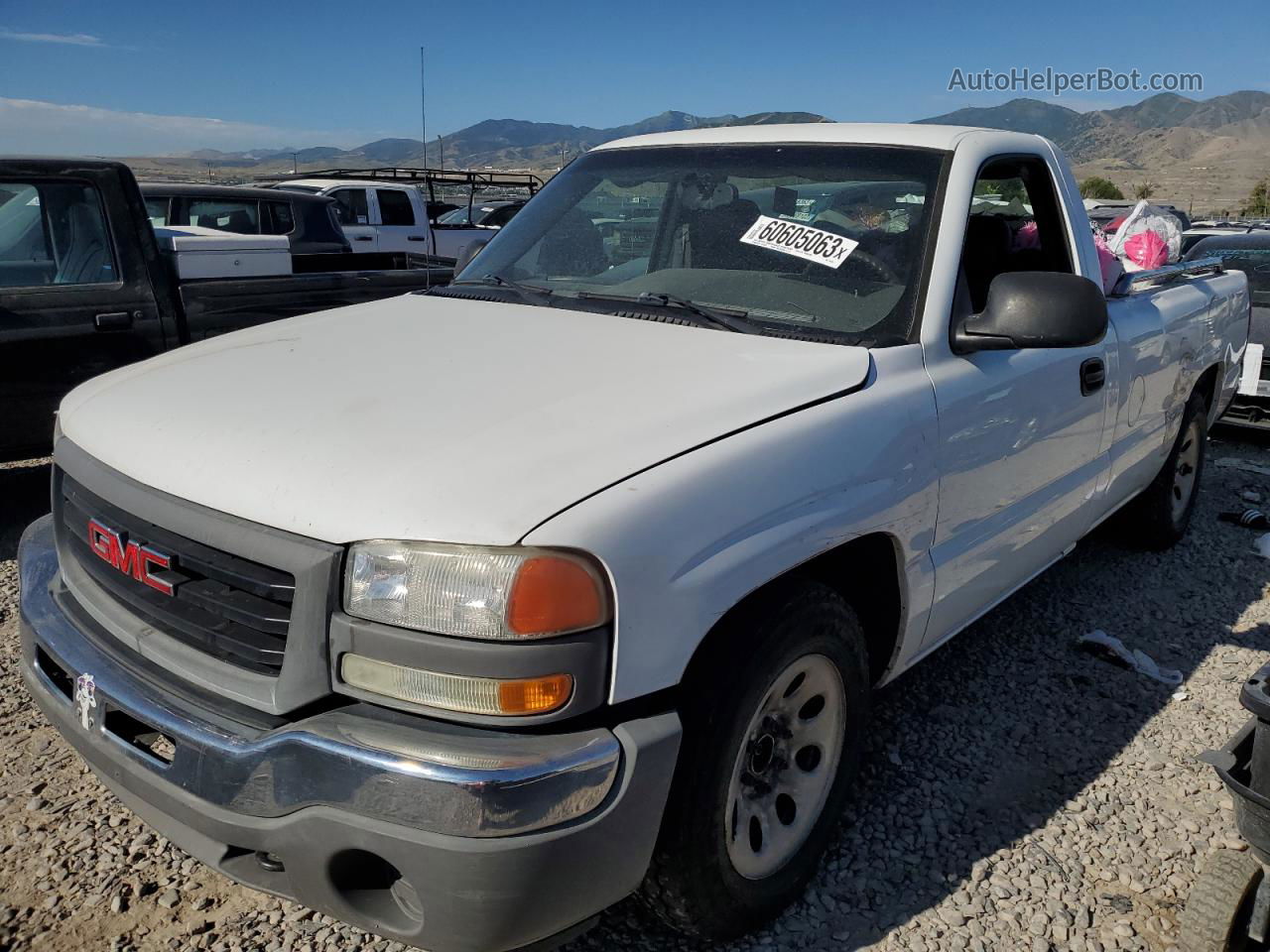 2007 Gmc New Sierra C1500 Classic Белый vin: 1GTEC14X47Z161371