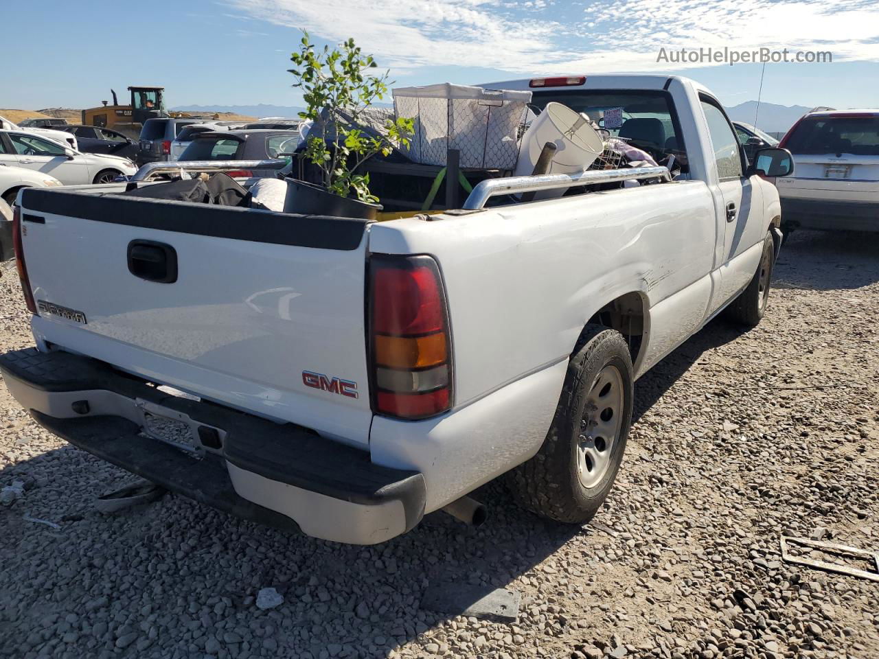 2007 Gmc New Sierra C1500 Classic Белый vin: 1GTEC14X47Z161371