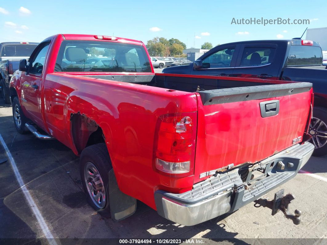 2008 Gmc Sierra 1500 Work Truck Red vin: 1GTEC14X48Z100216