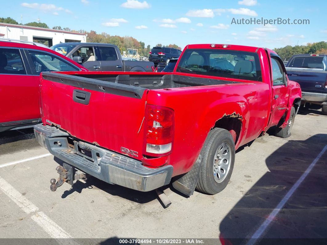 2008 Gmc Sierra 1500 Work Truck Red vin: 1GTEC14X48Z100216