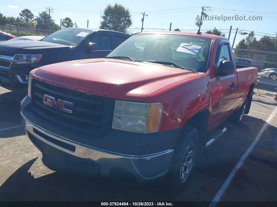 2008 Gmc Sierra 1500 Work Truck Red vin: 1GTEC14X48Z100216