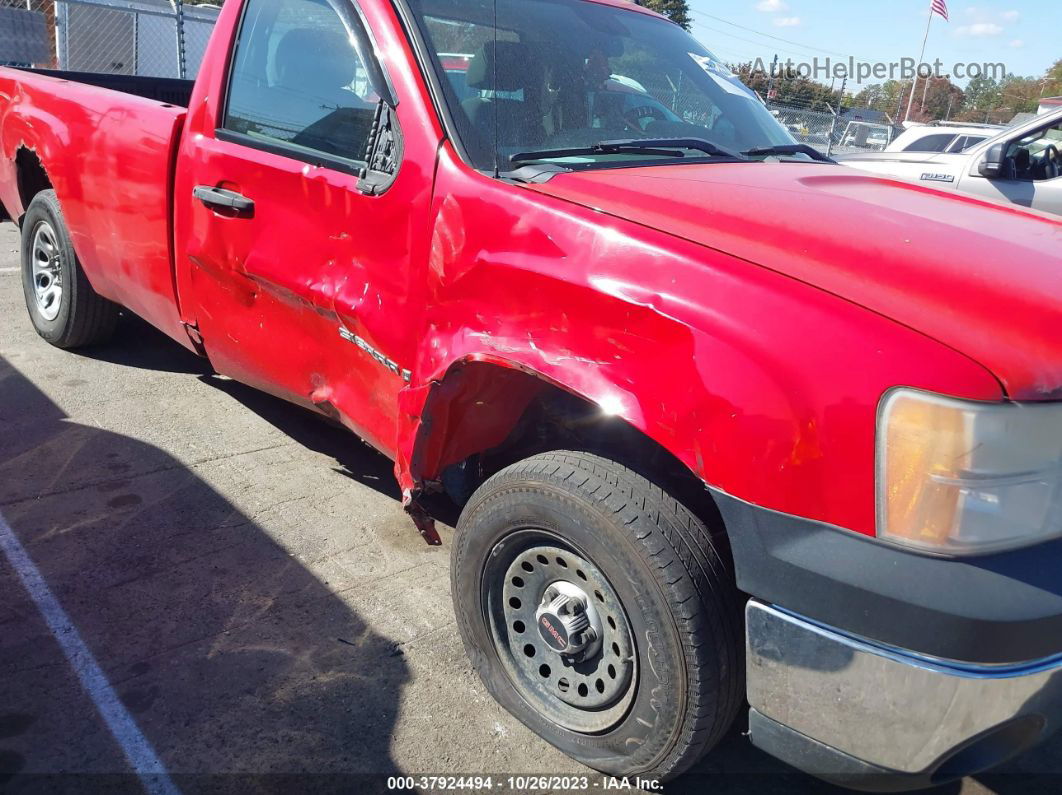 2008 Gmc Sierra 1500 Work Truck Red vin: 1GTEC14X48Z100216