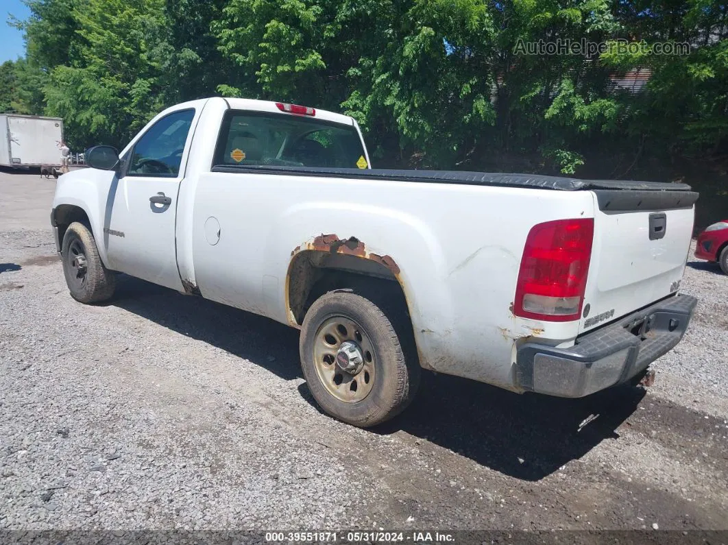 2008 Gmc Sierra 1500 Work Truck Белый vin: 1GTEC14X58Z282394