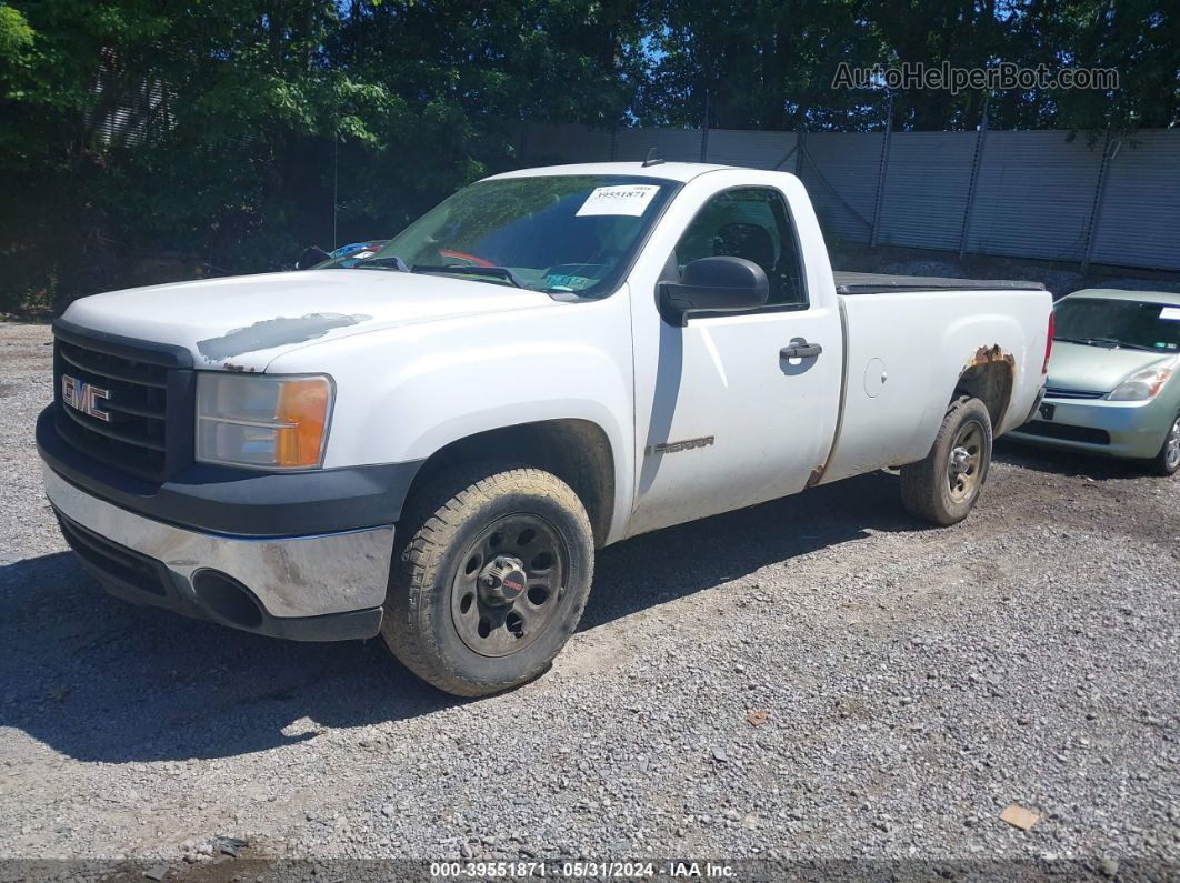 2008 Gmc Sierra 1500 Work Truck Белый vin: 1GTEC14X58Z282394