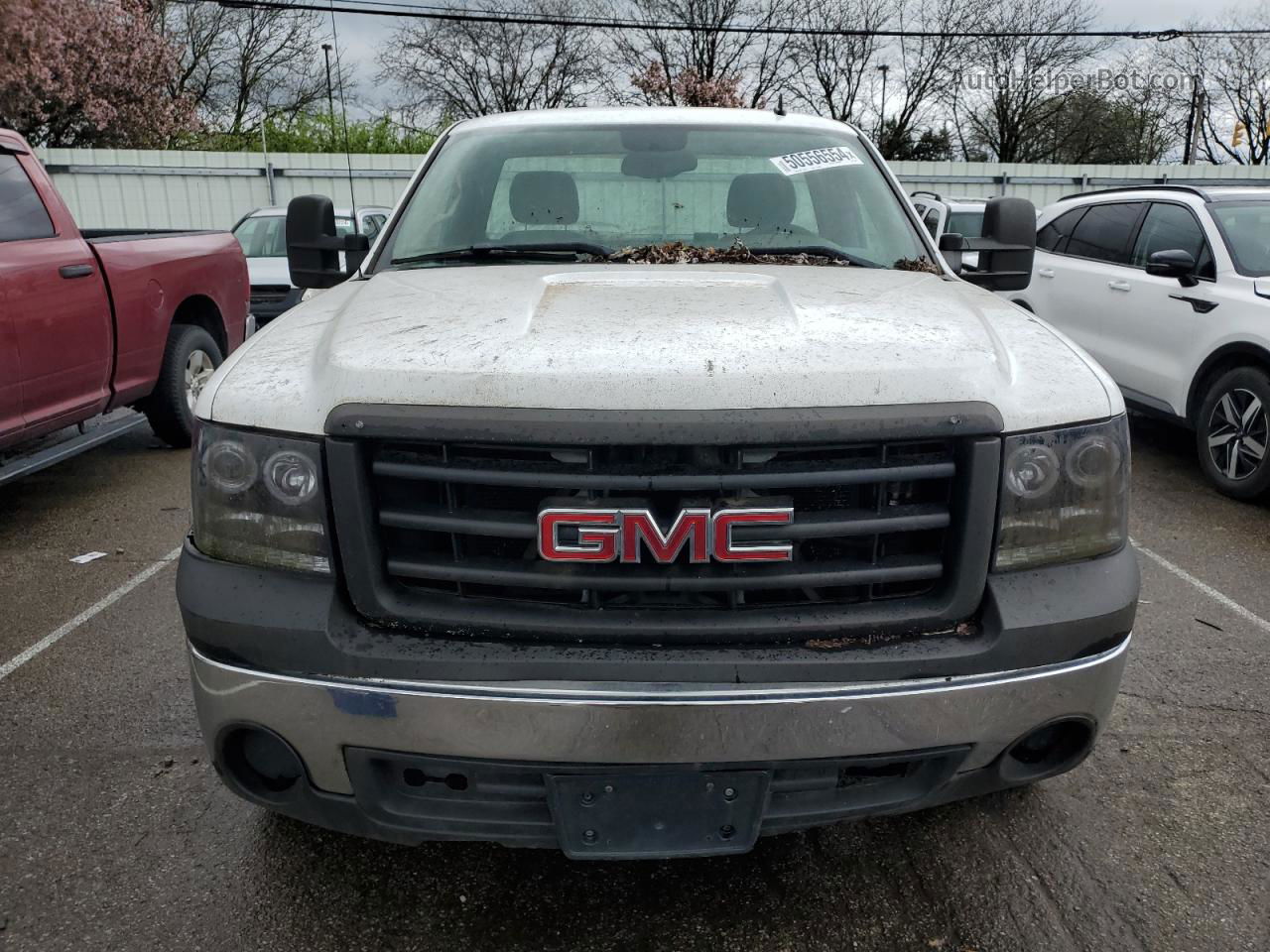 2008 Gmc Sierra C1500 White vin: 1GTEC14X58Z326085