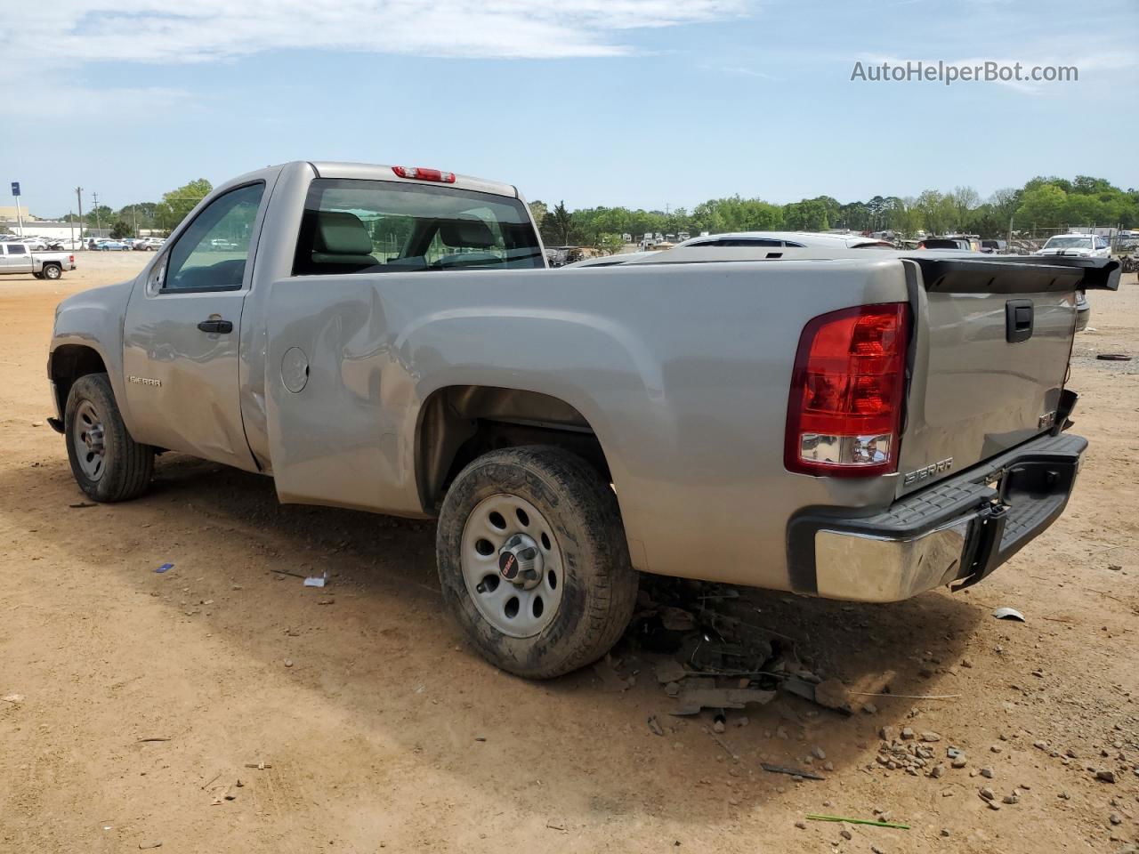 2008 Gmc Sierra C1500 Silver vin: 1GTEC14X68Z146470