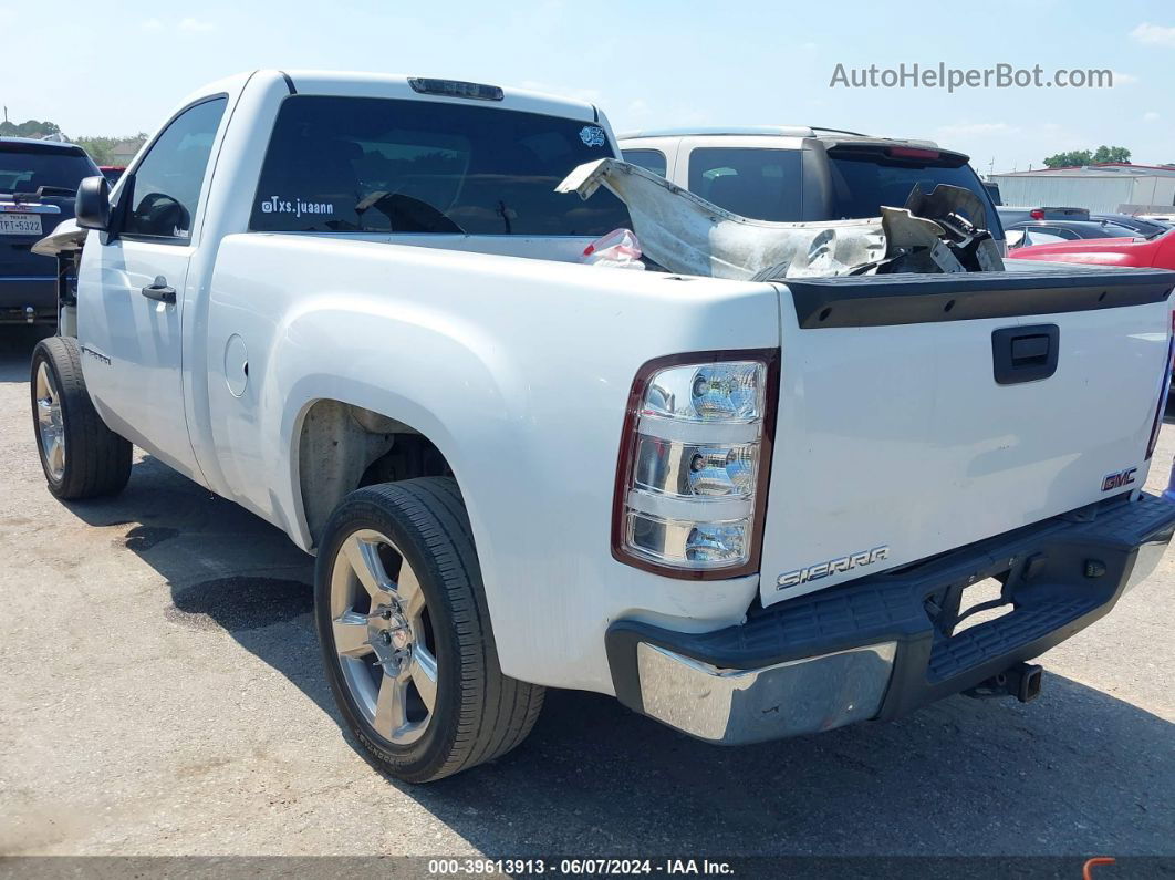 2008 Gmc Sierra 1500 Work Truck White vin: 1GTEC14X78Z274152