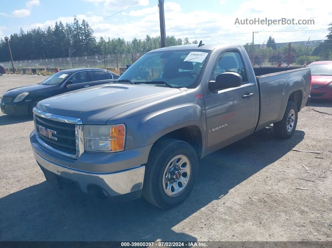 2008 Gmc Sierra 1500 Work Truck Gray vin: 1GTEC14X78Z277620