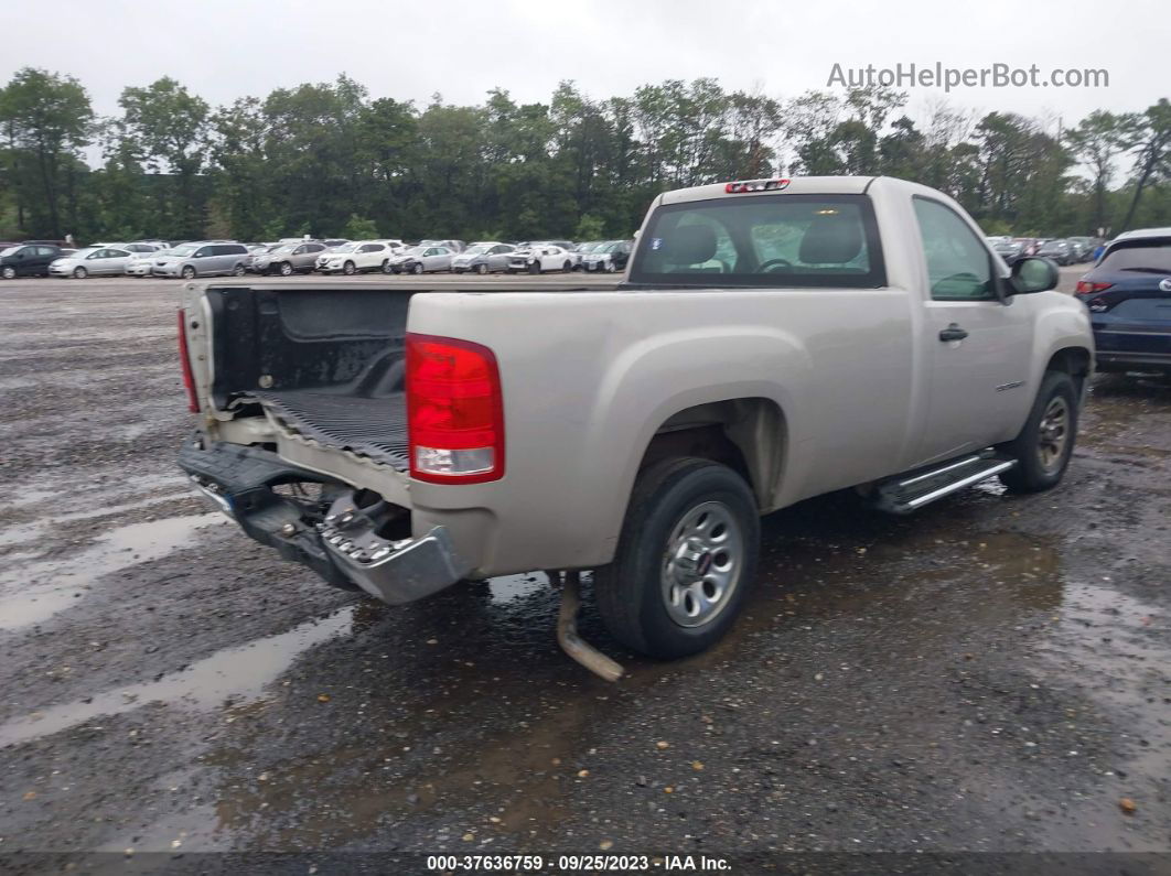 2007 Gmc Sierra 1500 Work Truck Beige vin: 1GTEC14XX7Z618779