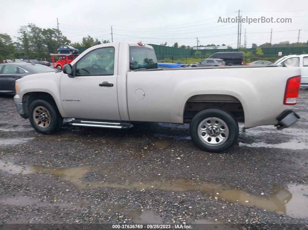 2007 Gmc Sierra 1500 Work Truck Beige vin: 1GTEC14XX7Z618779