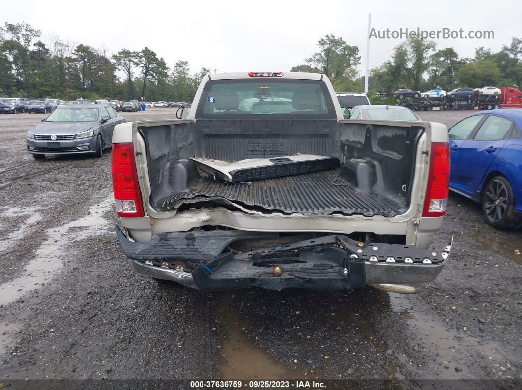 2007 Gmc Sierra 1500 Work Truck Beige vin: 1GTEC14XX7Z618779