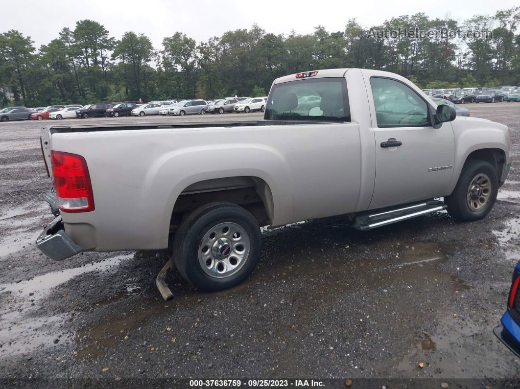 2007 Gmc Sierra 1500 Work Truck Beige vin: 1GTEC14XX7Z618779