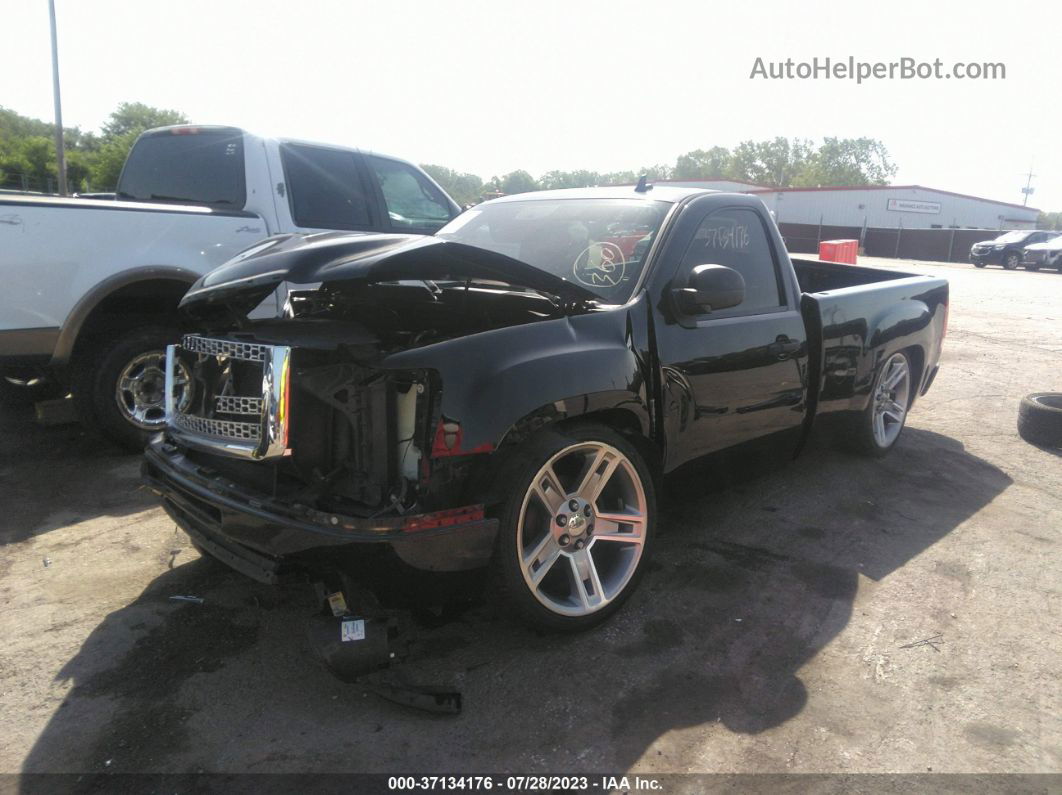 2008 Gmc Sierra 1500 Work Truck Black vin: 1GTEC14XX8Z100396