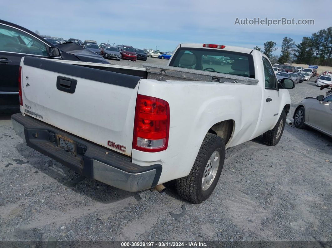 2008 Gmc Sierra 1500 Work Truck White vin: 1GTEC14XX8Z136878