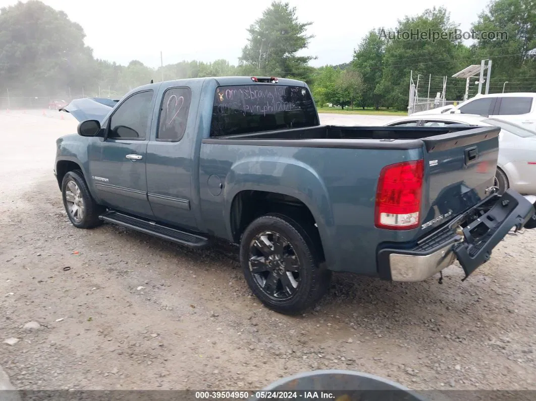 2007 Gmc Sierra 1500 Sle2 Light Blue vin: 1GTEC19097Z508074