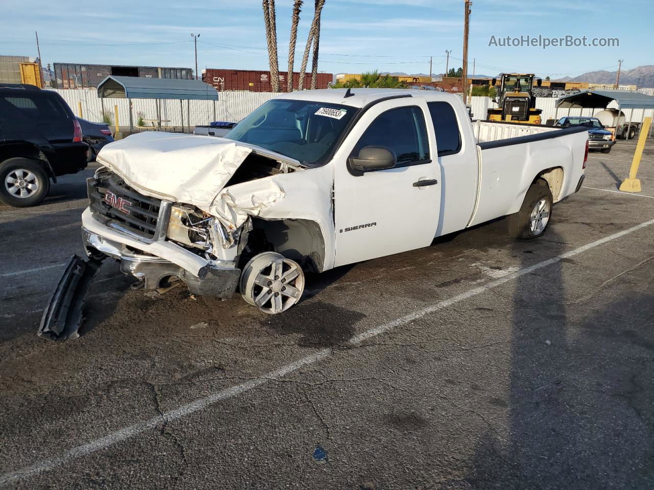 2008 Gmc Sierra C1500 Белый vin: 1GTEC19098E137507