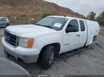 2007 Gmc Sierra 1500 Sle1 White vin: 1GTEC190X7Z524672