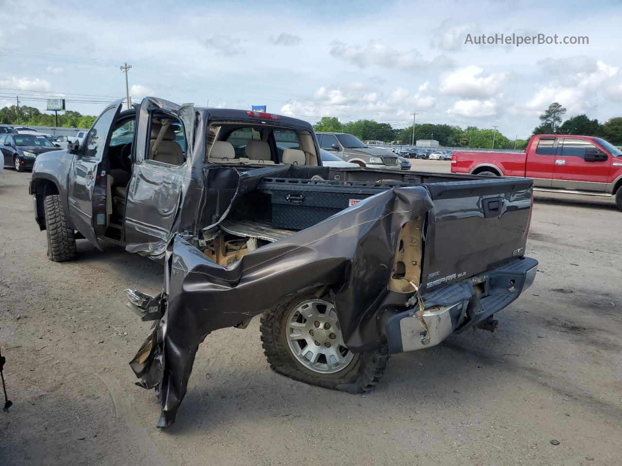 2008 Gmc Sierra C1500 Brown vin: 1GTEC190X8Z144961