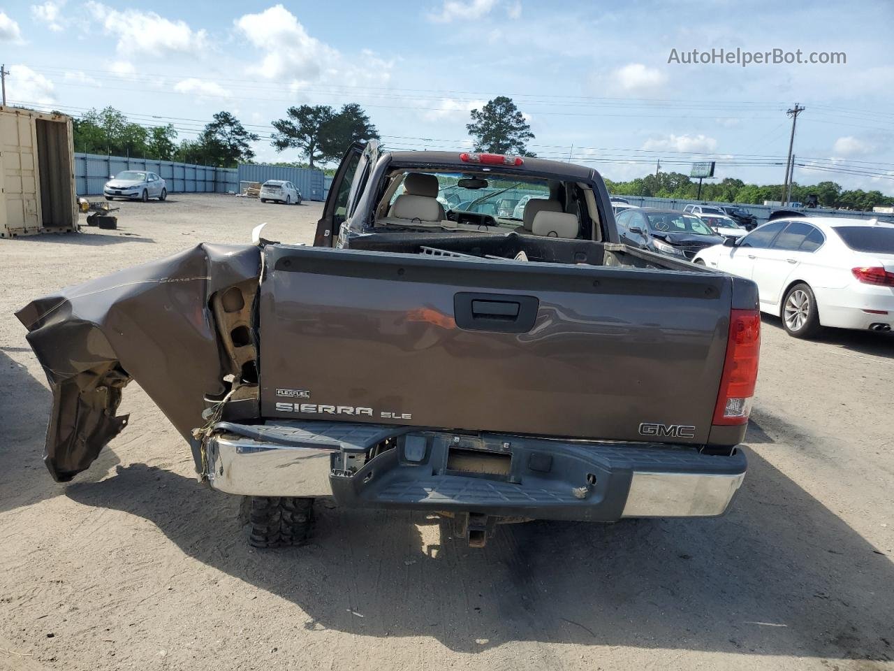 2008 Gmc Sierra C1500 Brown vin: 1GTEC190X8Z144961