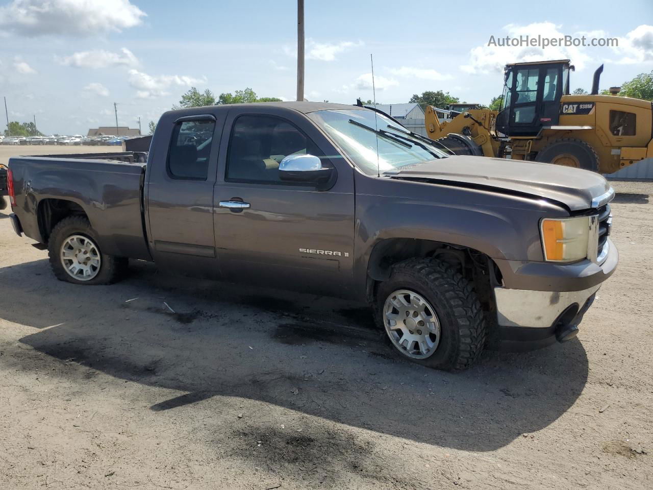 2008 Gmc Sierra C1500 Brown vin: 1GTEC190X8Z144961