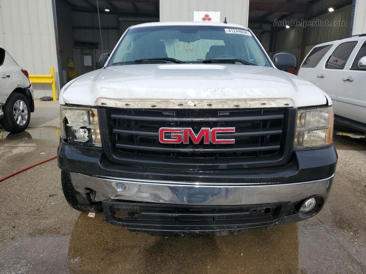 2008 Gmc Sierra C1500 White vin: 1GTEC19C18Z118601