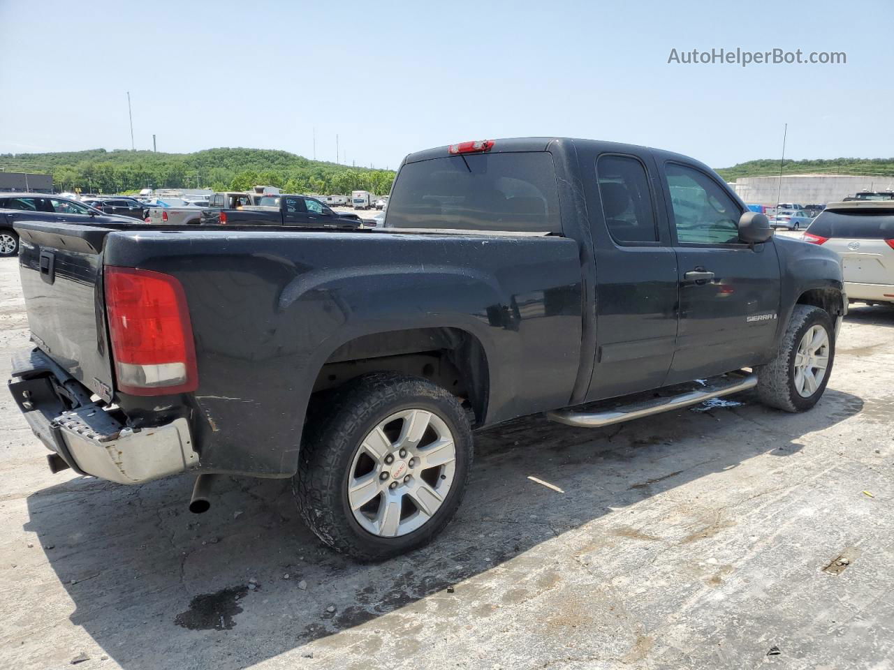 2008 Gmc Sierra C1500 Black vin: 1GTEC19C58Z309261