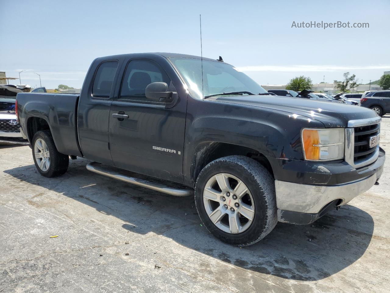 2008 Gmc Sierra C1500 Black vin: 1GTEC19C58Z309261