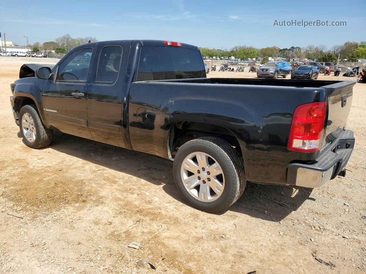 2008 Gmc Sierra C1500 Black vin: 1GTEC19J38Z317969