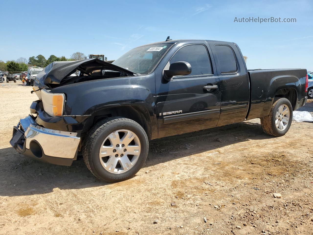 2008 Gmc Sierra C1500 Черный vin: 1GTEC19J38Z317969