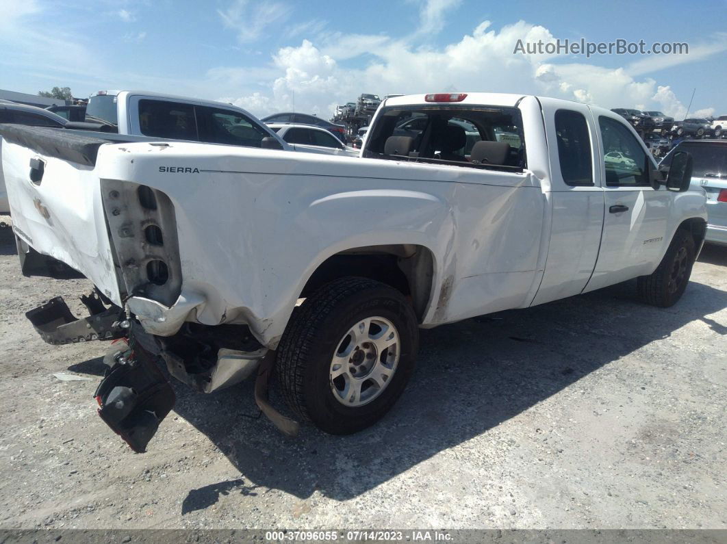 2007 Gmc Sierra 1500 Work Truck White vin: 1GTEC19J67E590717