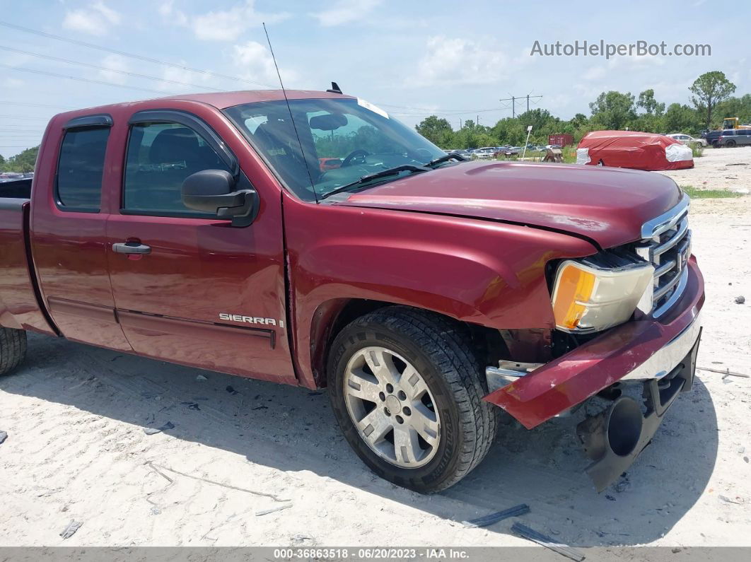 2008 Gmc Sierra 1500 Sle1 Красный vin: 1GTEC19J68Z265222