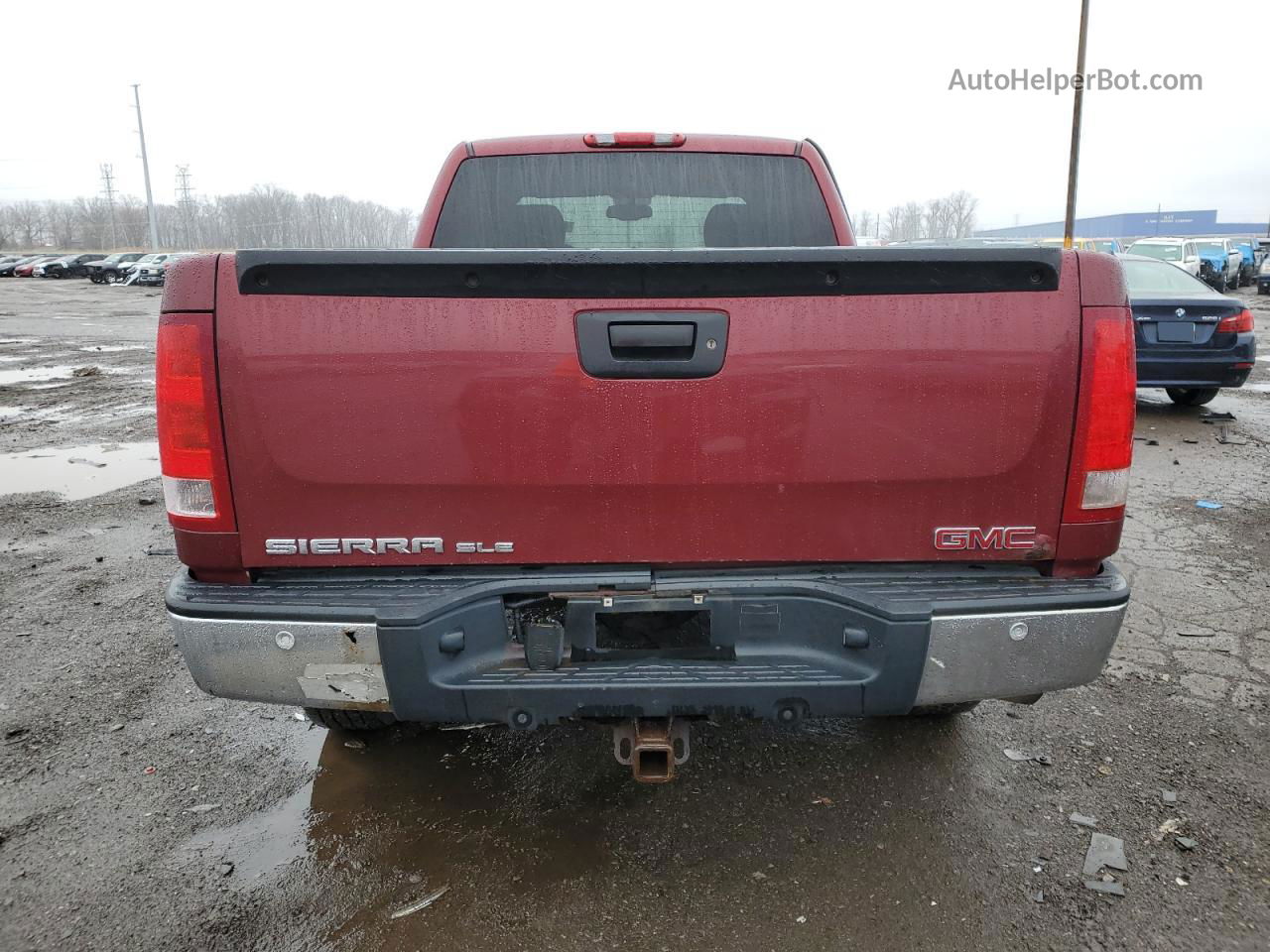 2008 Gmc Sierra C1500 Burgundy vin: 1GTEC19JX8Z253090