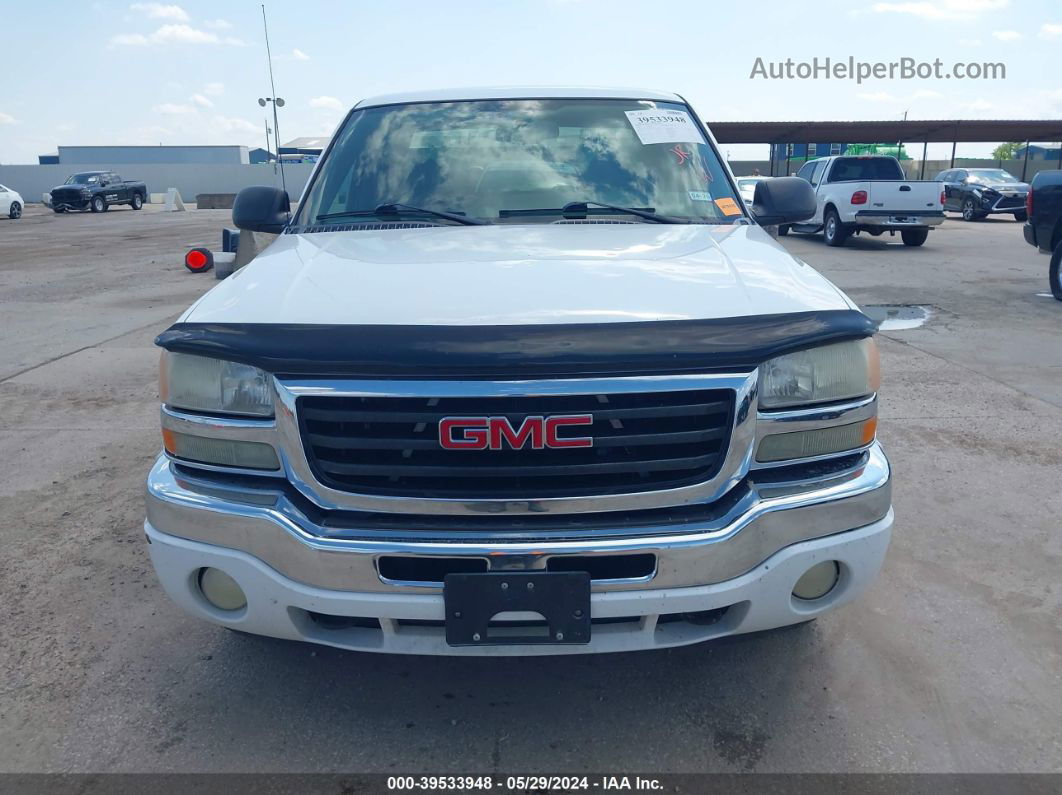 2007 Gmc Sierra 1500 Classic Sle1 White vin: 1GTEC19V97Z101111