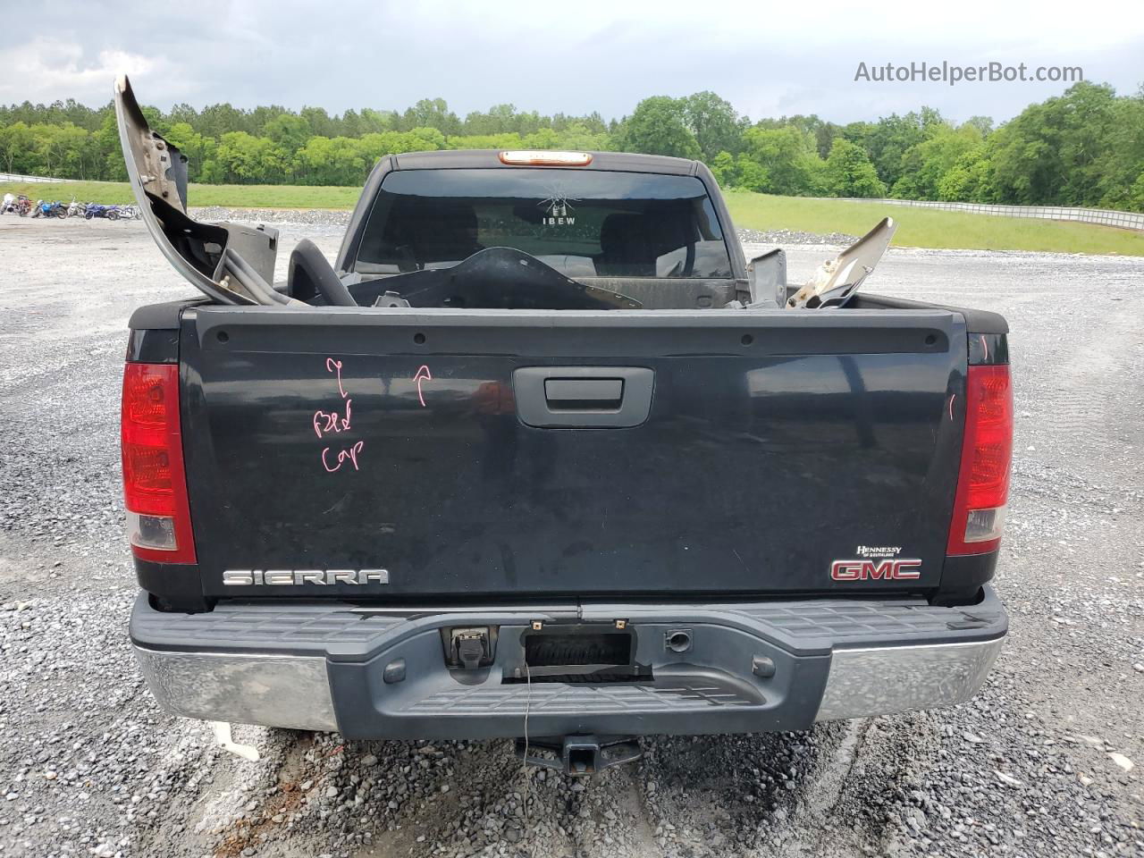 2008 Gmc Sierra C1500 Black vin: 1GTEC19X08Z269206