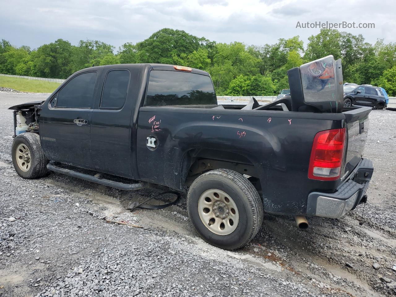 2008 Gmc Sierra C1500 Black vin: 1GTEC19X08Z269206