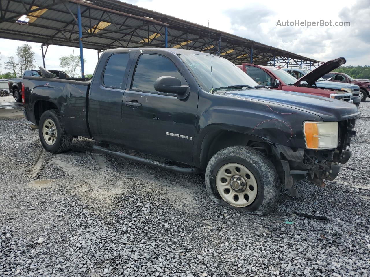 2008 Gmc Sierra C1500 Black vin: 1GTEC19X08Z269206