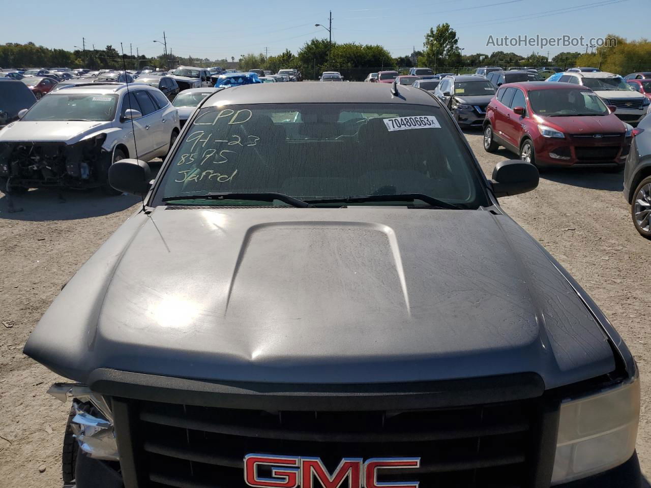 2008 Gmc Sierra C1500 Gray vin: 1GTEC19X18Z208575