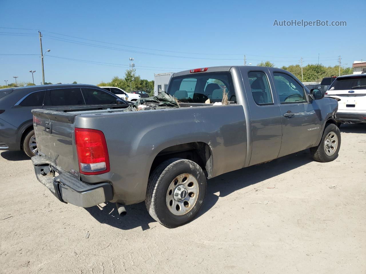 2008 Gmc Sierra C1500 Серый vin: 1GTEC19X18Z208575