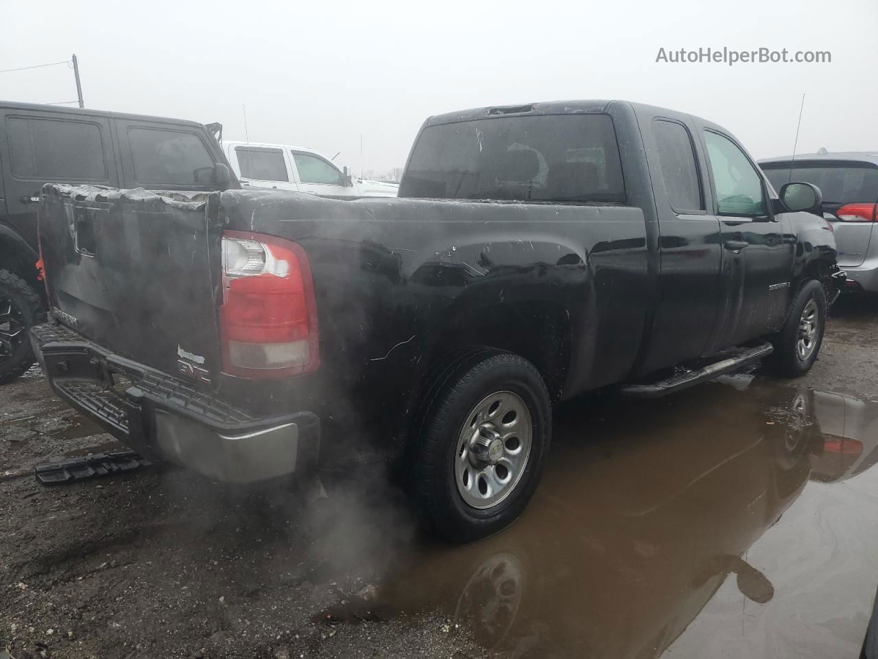 2008 Gmc Sierra C1500 Black vin: 1GTEC19X18Z299881