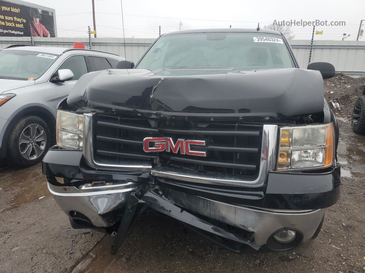 2008 Gmc Sierra C1500 Black vin: 1GTEC19X18Z299881