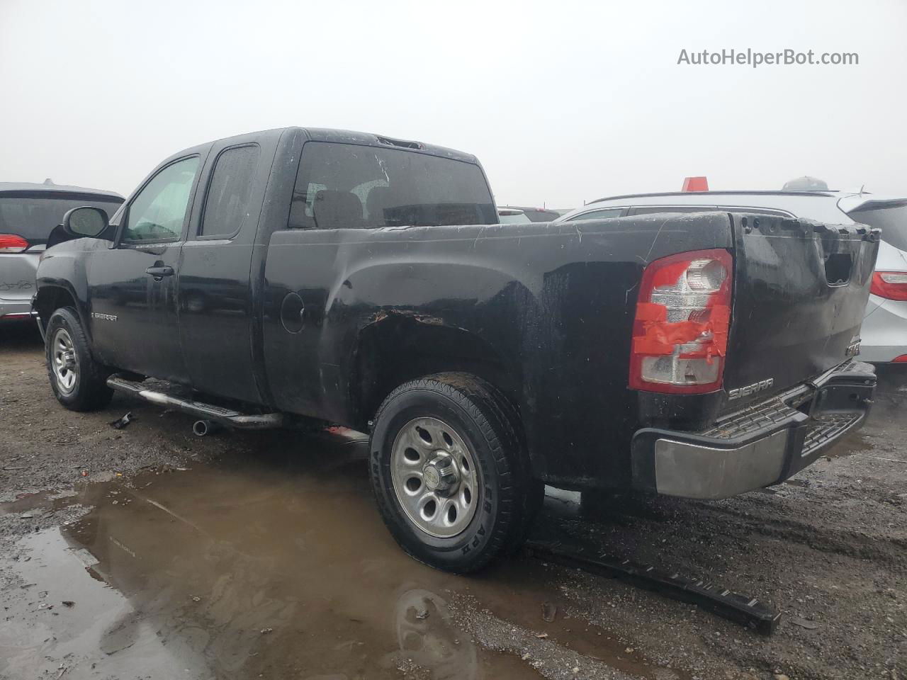 2008 Gmc Sierra C1500 Black vin: 1GTEC19X18Z299881