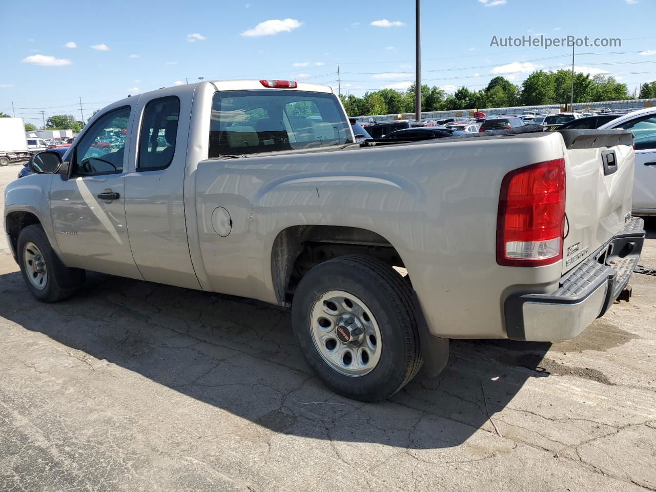 2008 Gmc Sierra C1500 Silver vin: 1GTEC19X18Z331504