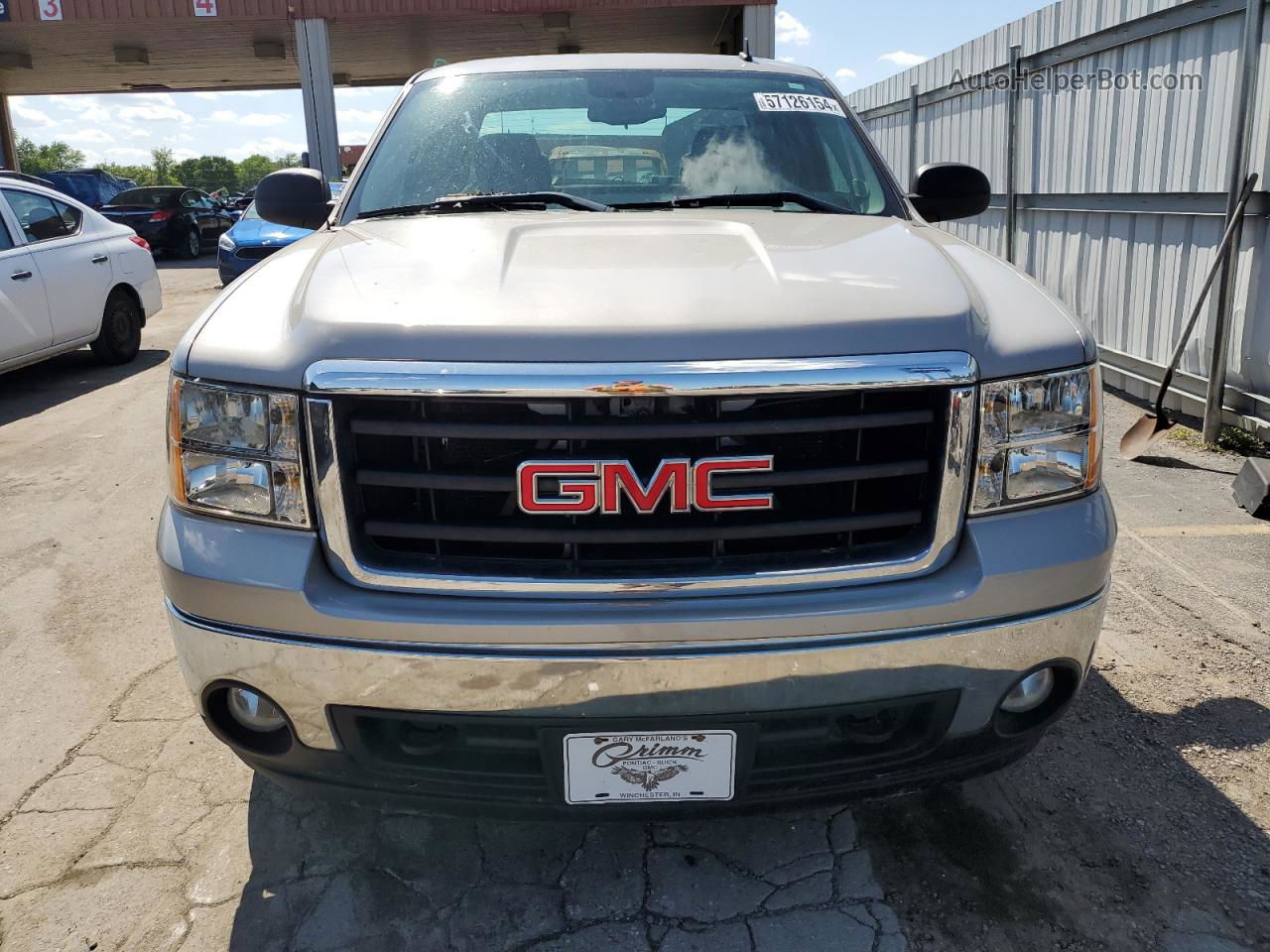 2008 Gmc Sierra C1500 Silver vin: 1GTEC19X18Z331504