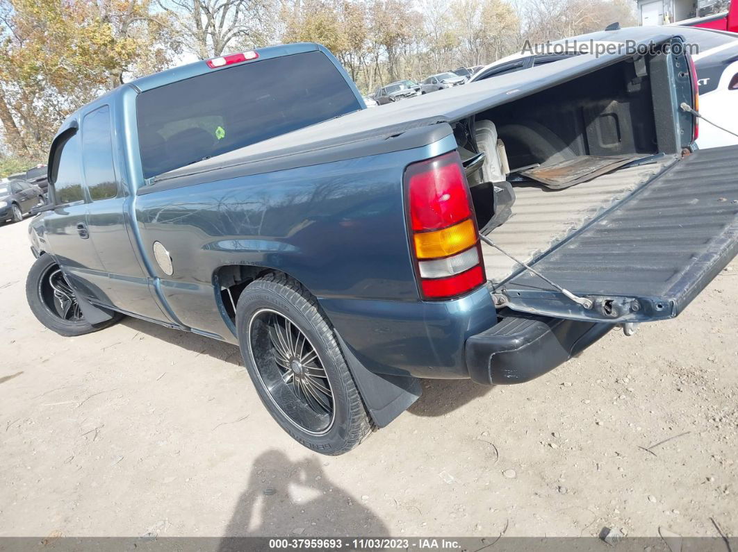 2007 Gmc Sierra 1500 Classic Work Truck Blue vin: 1GTEC19X27Z152709