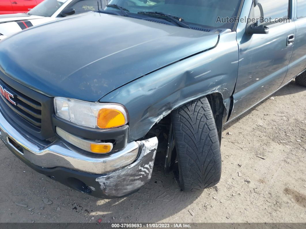 2007 Gmc Sierra 1500 Classic Work Truck Blue vin: 1GTEC19X27Z152709