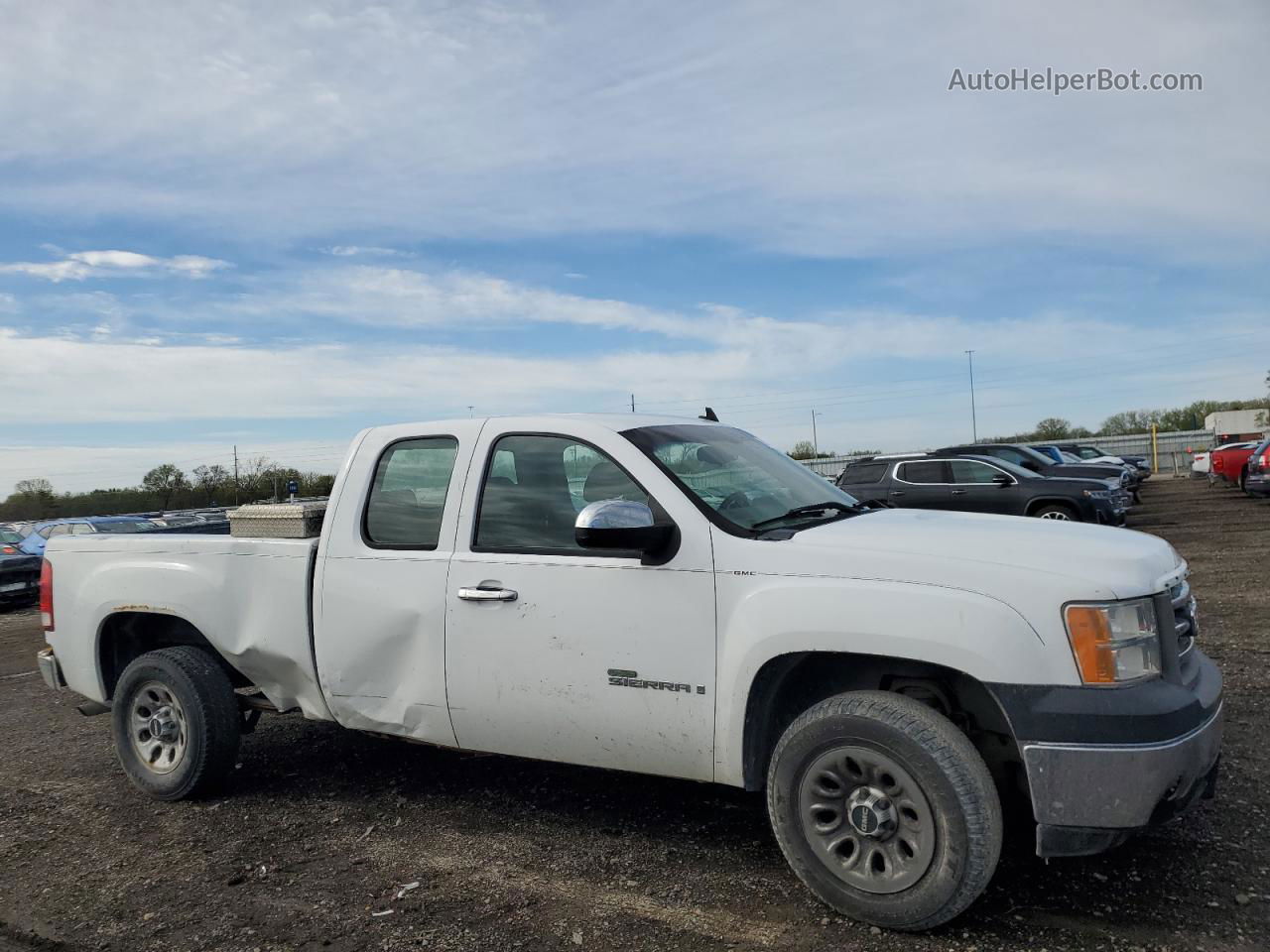 2008 Gmc Sierra C1500 Белый vin: 1GTEC19X38Z197482