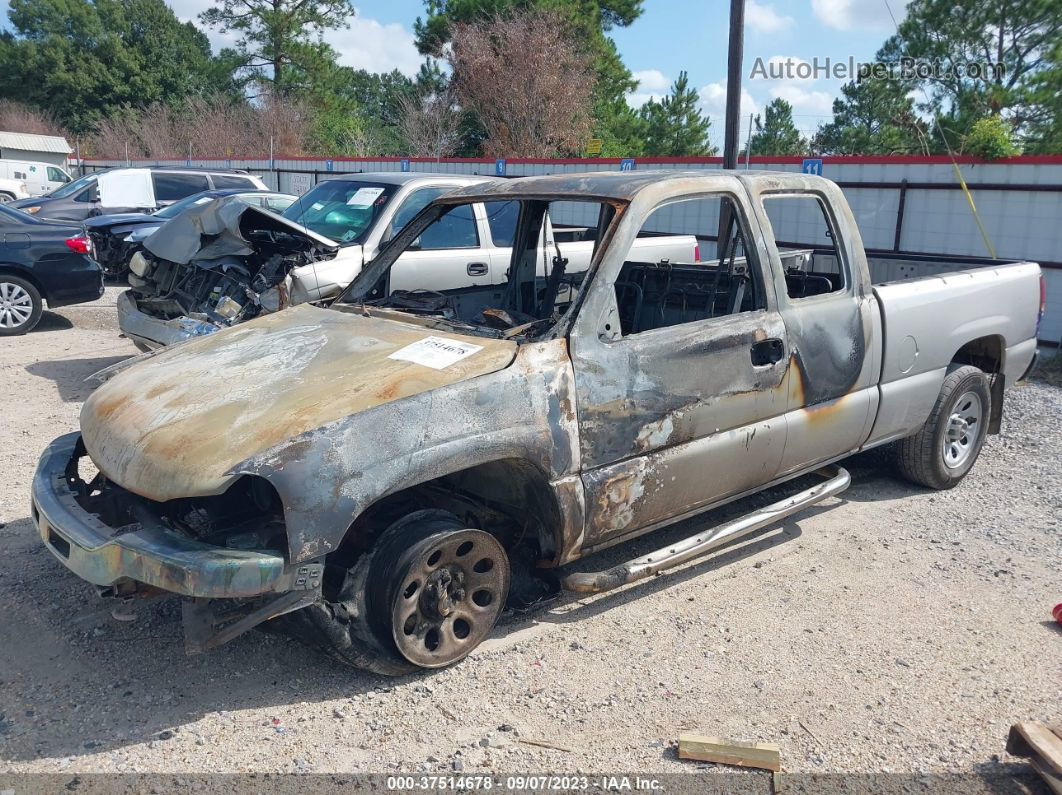 2007 Gmc Sierra 1500 Work Truck Silver vin: 1GTEC19X47Z127567