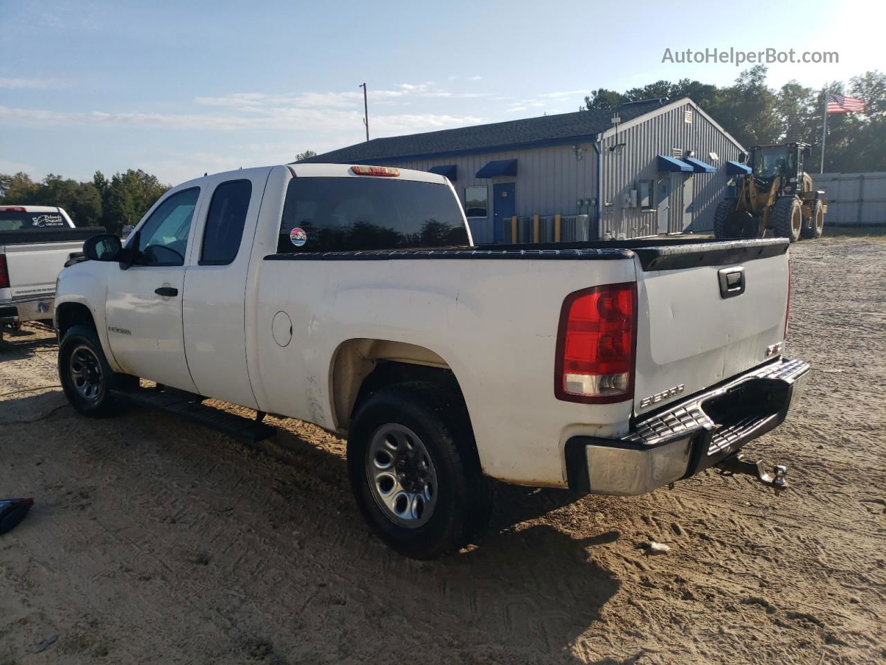 2008 Gmc Sierra C1500 White vin: 1GTEC19X68Z276998